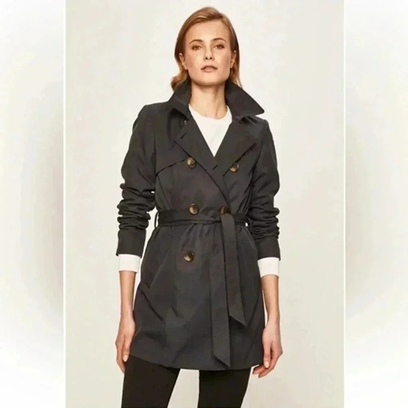 ONLY & SONS Jackets & Blazers - Women’s Only  & Sons Black Trench Coat